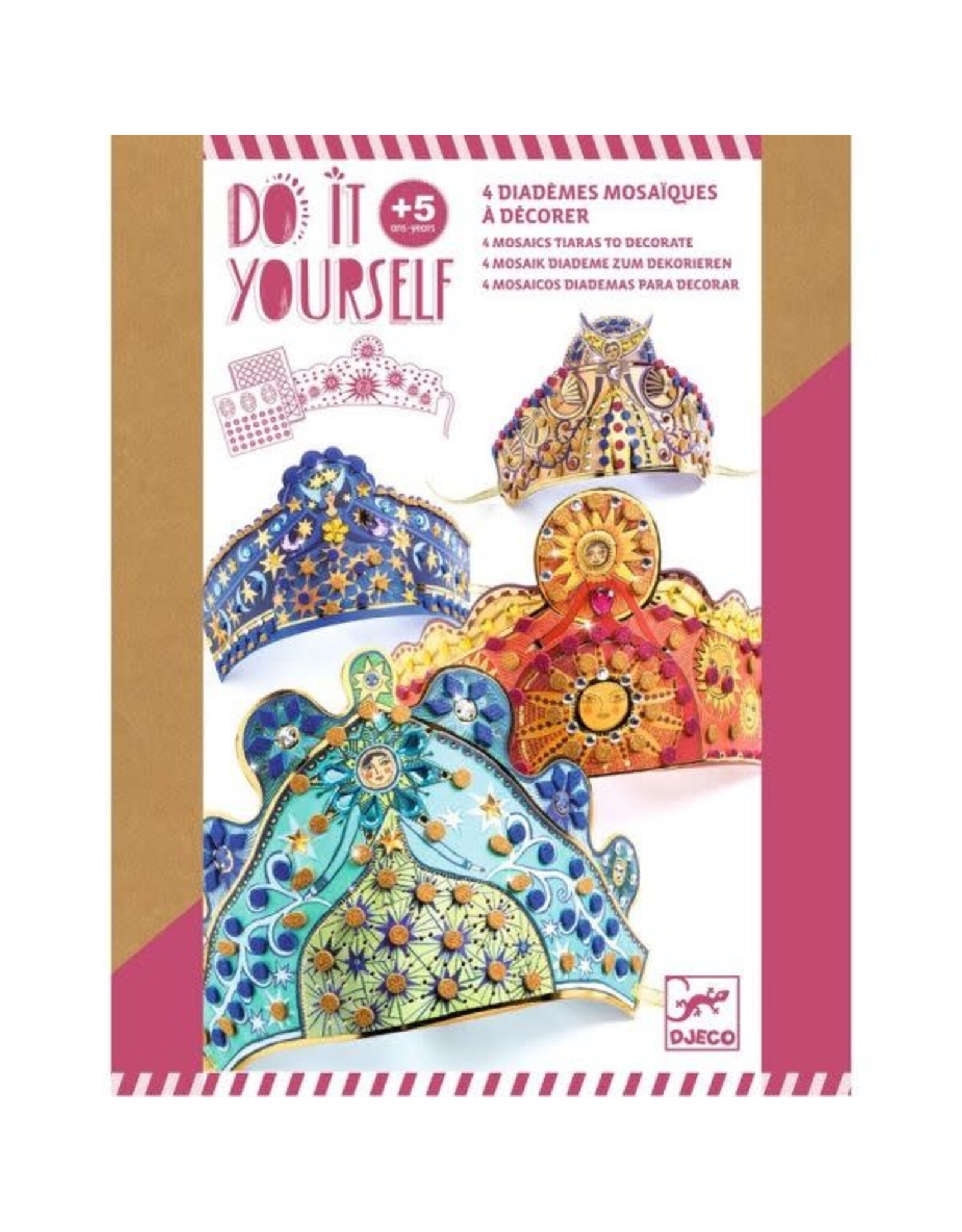 Djeco Enchantresses: Mosaics Tiaras To decorate