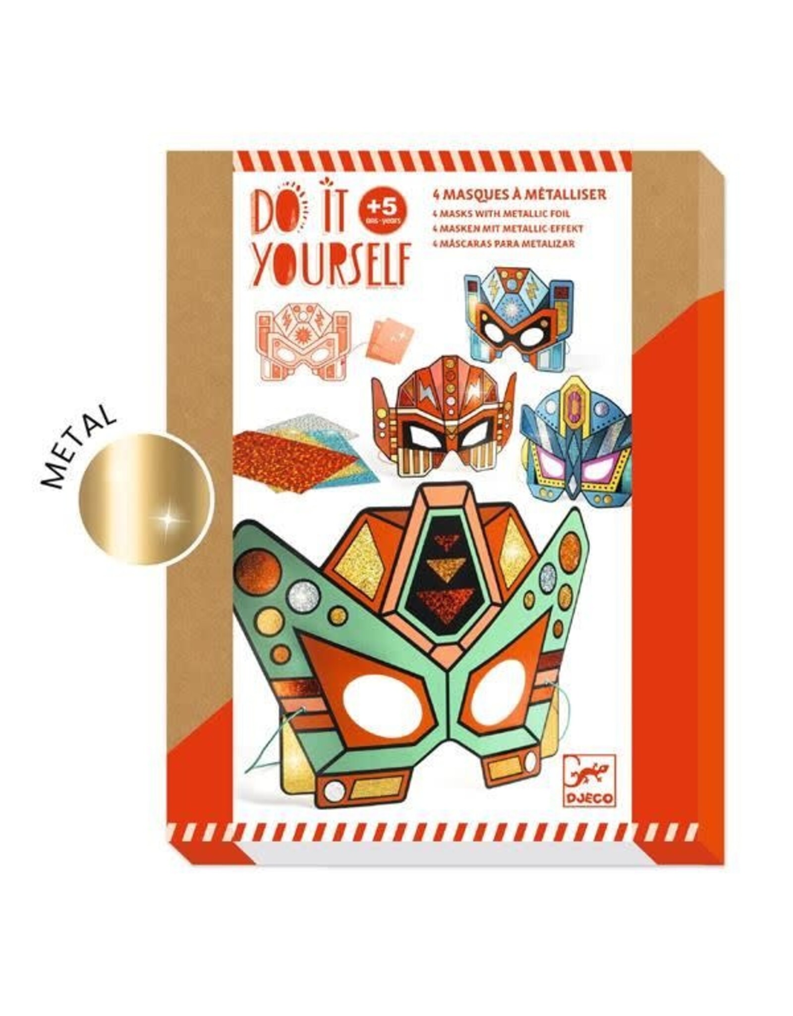 Djeco Mosaics and Sticker Masks Robots