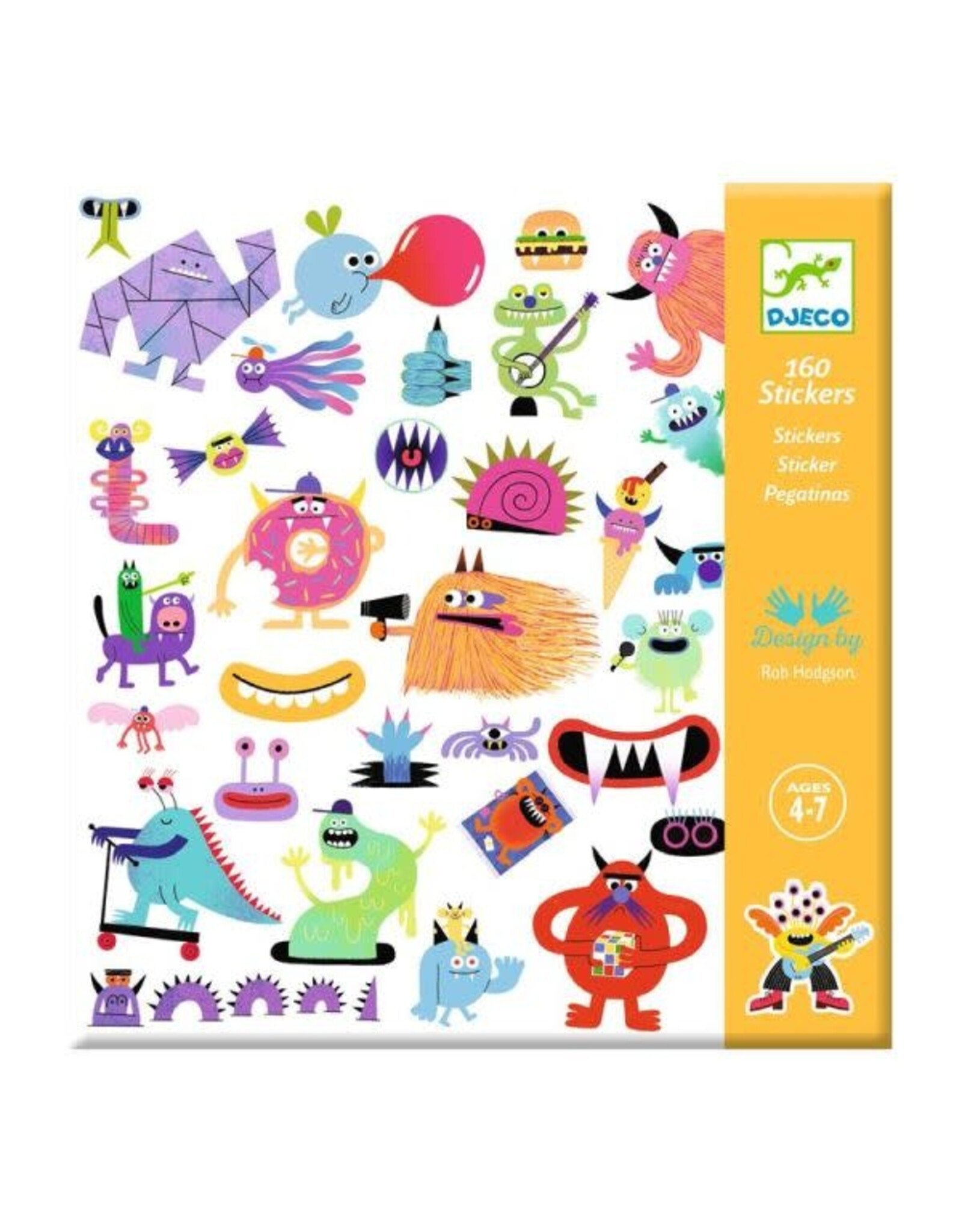 Djeco Stickers Monsters