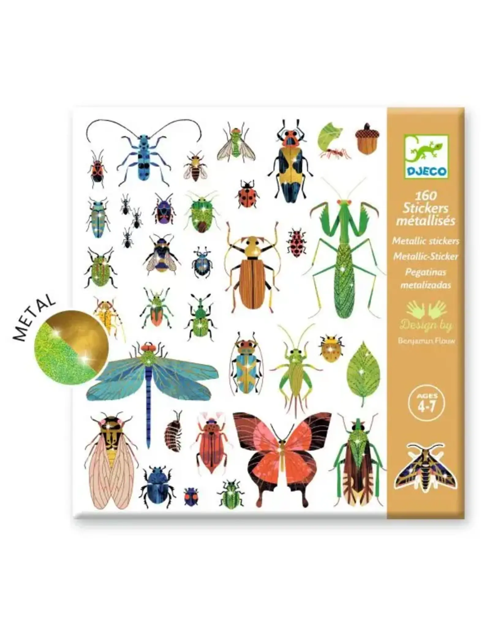 Djeco Metallic Sticker Microcosmos