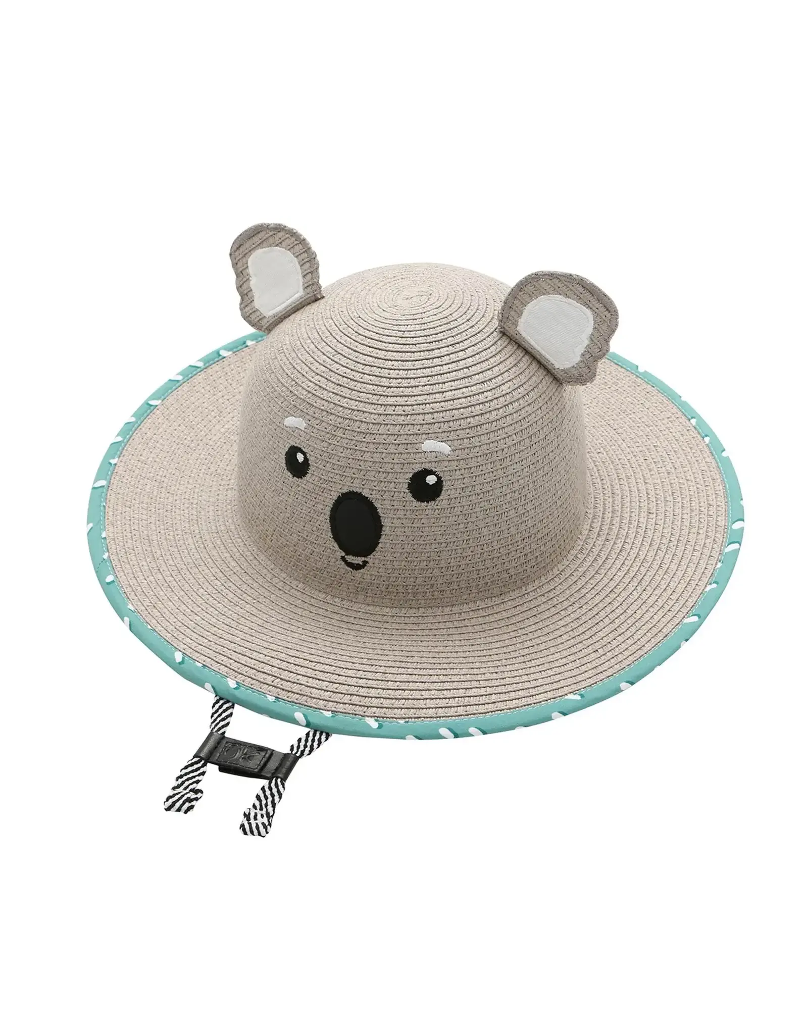 FlapJackKids Kids Lifegaurd Straw Hat Koala Medium