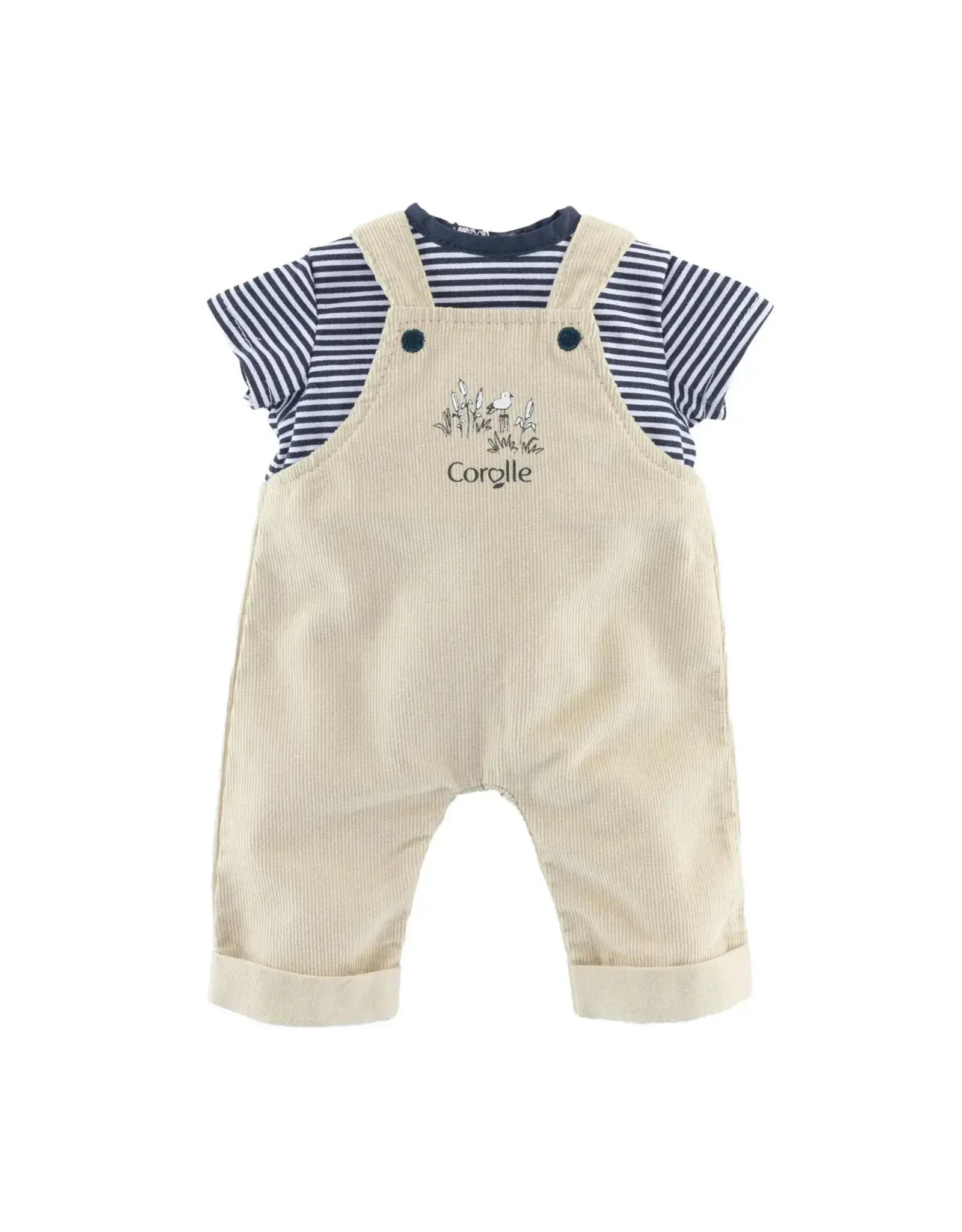 Corolle 12" T-Shirt & Ecru Overalls