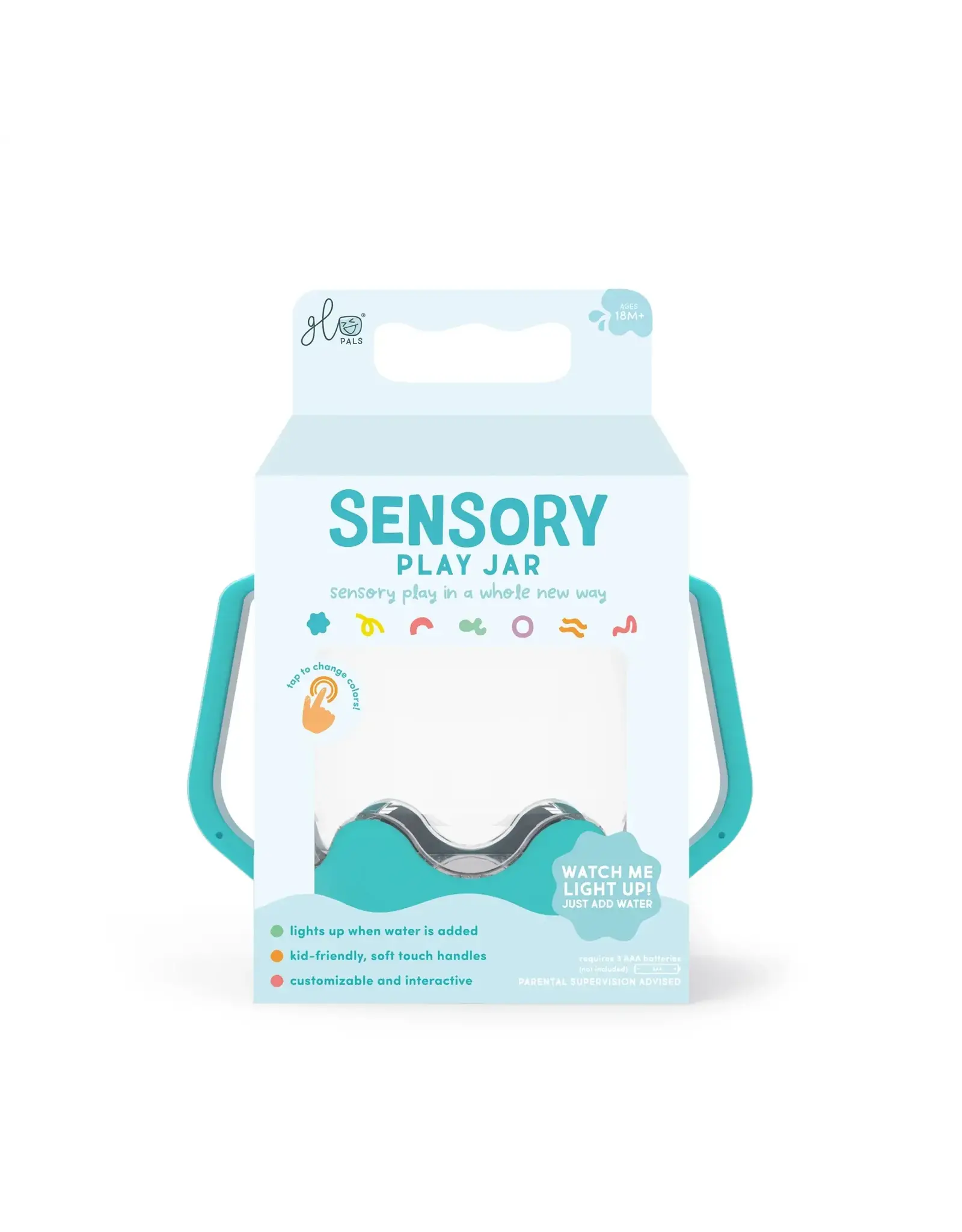 Glo Pals Glo Pals Blue Sensory Jar