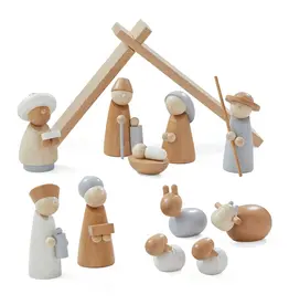 Haba Natural Wood Nativity Set
