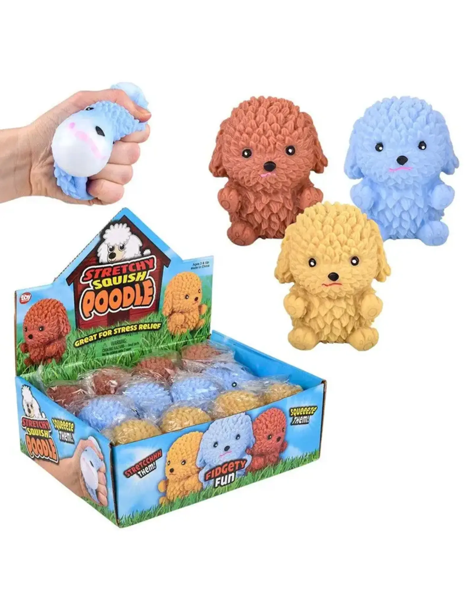 The Toy Network Squish And Squeeze Poodle