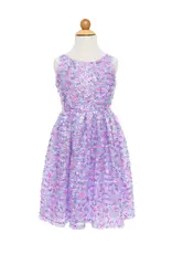 Great Pretenders Purple Party Sequins Dress Size 3-4