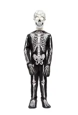Great Pretenders Glow In the Dark Skeleton Shirt, Pants & Mask Size 5-6
