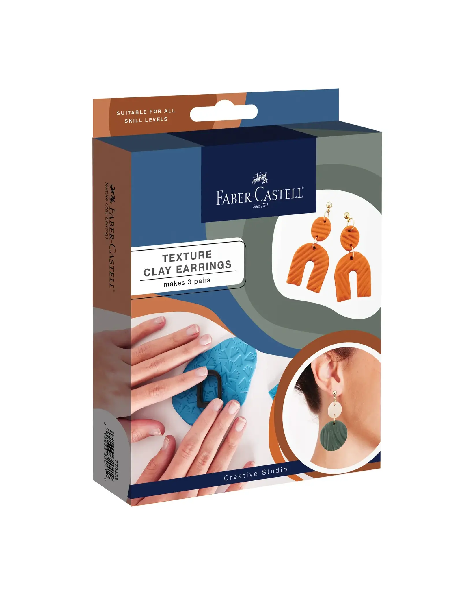 Texture Clay Earrings