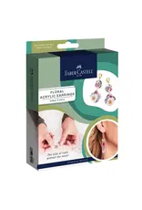 Faber Castell Pressed Floral Acrylic Earrings Faber Castell Pressed Floral Acrylic Earrings