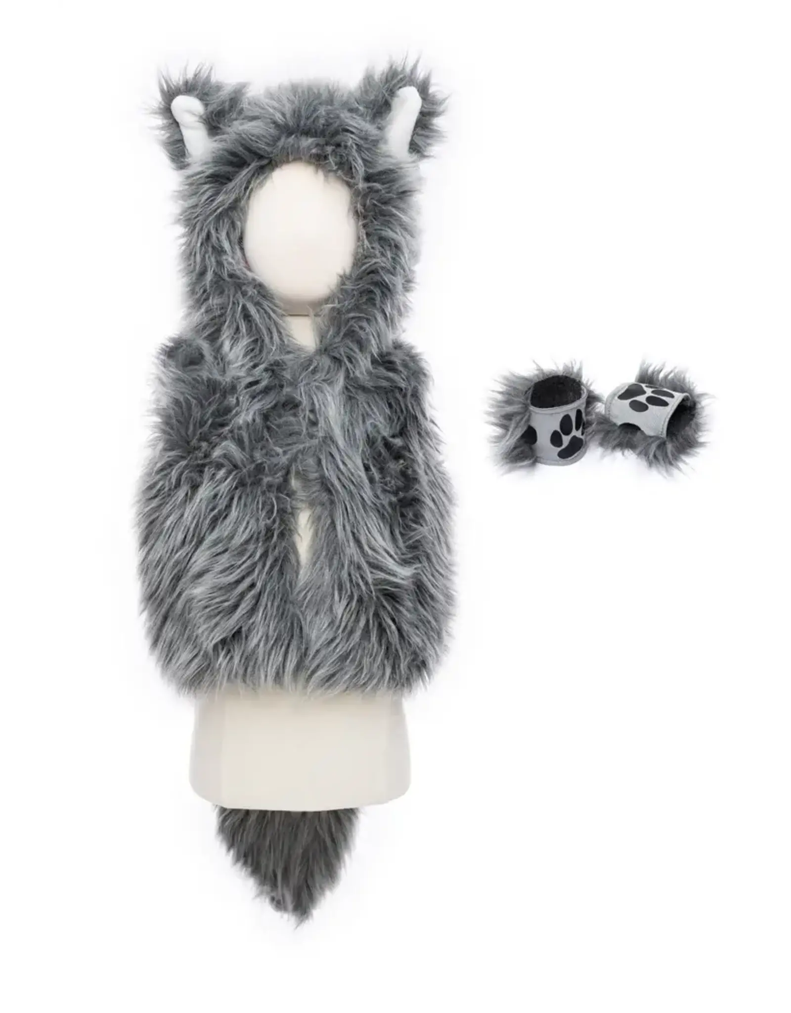 Great Pretenders Big Bad Wolf Vest With Gloves Size 5-6