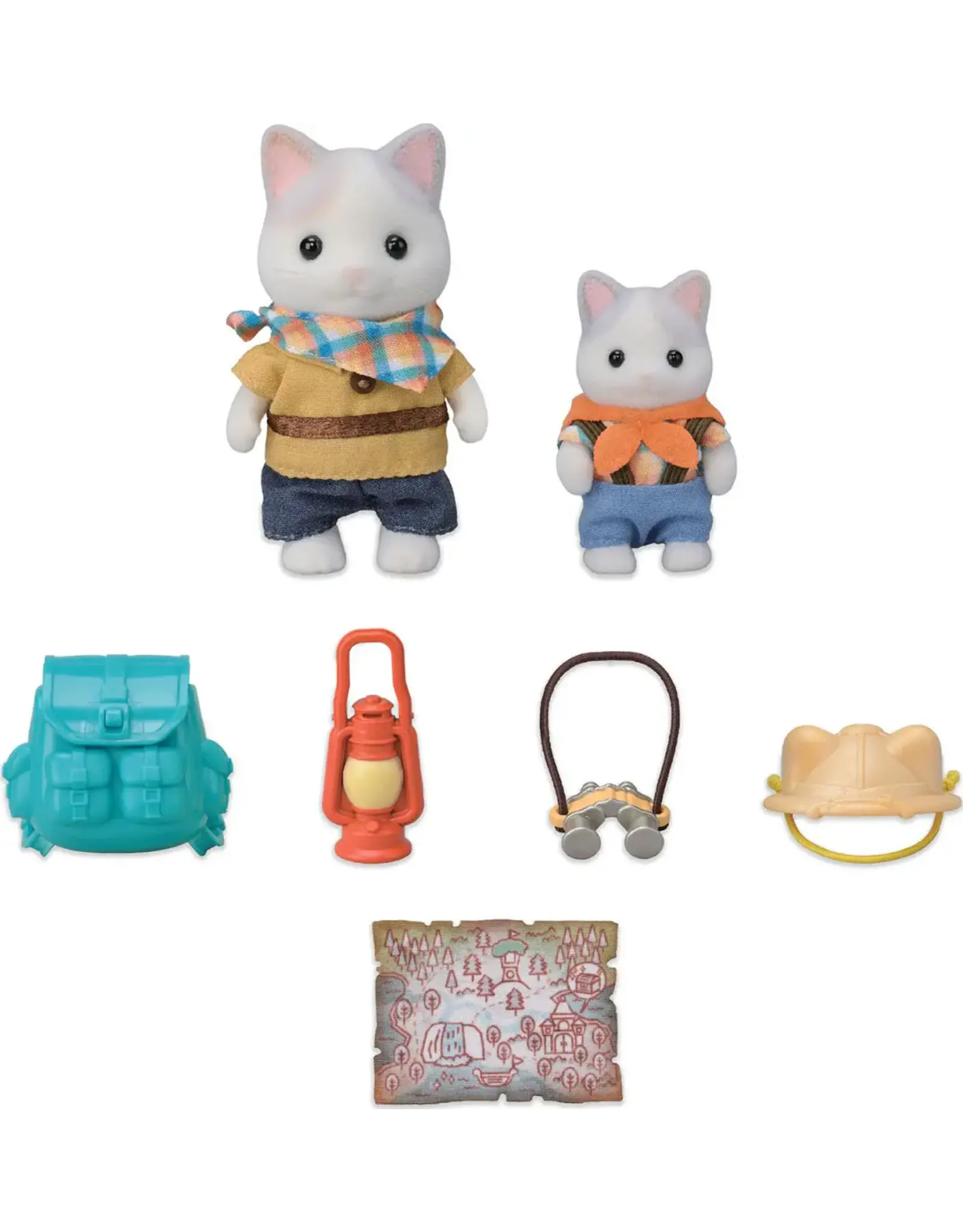 Calico Critters Calico Critters Exciting Exploration Set Latte Cat Brother And Baby