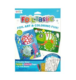Ooly Foil Tastic Foil Art Kit Awesome Animals