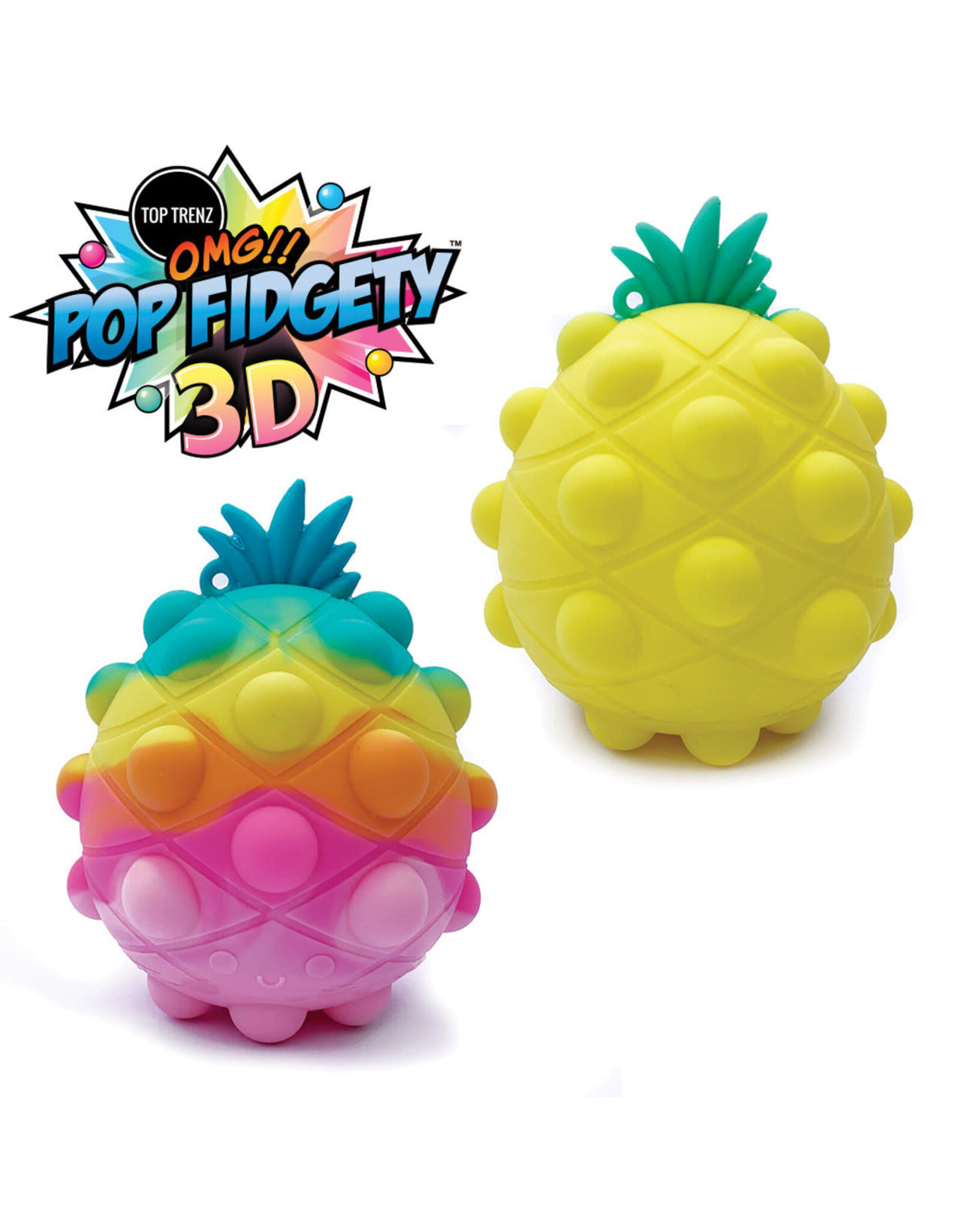 Top Trenz OMG Pop Fidgety 3D Ball Pineapple