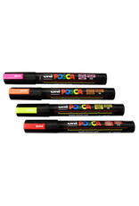 Posca Posca PC 5M Paint Markers Fluorescent 4 Pack