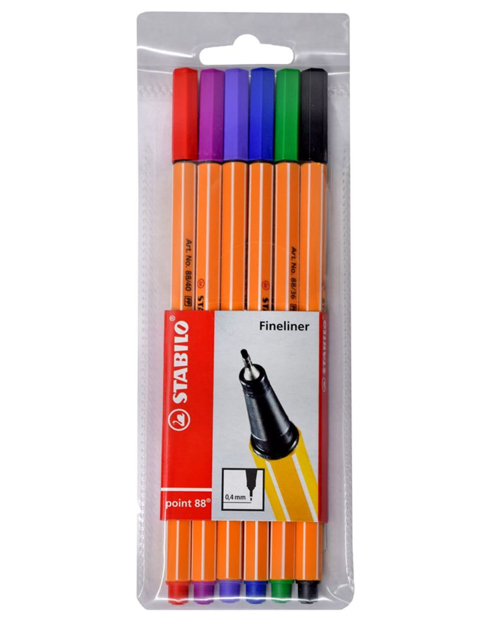 STABILO STABILO Point 88 Wallet Set of 6