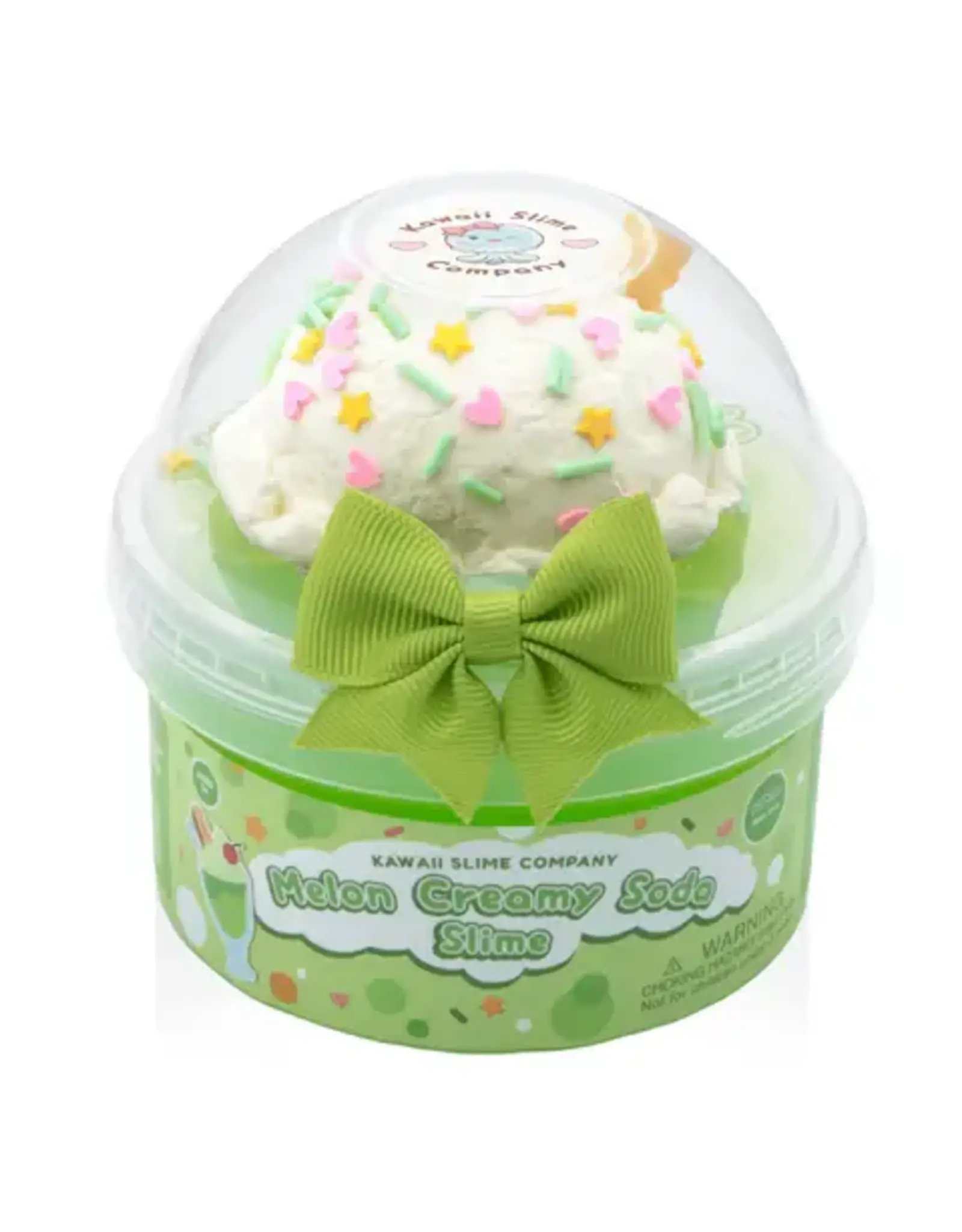 Kawaii Slime Melon Creamy Soda 2 Slimes in 1
