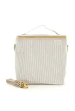 So Young Sand & Stone Beach Stripe Lunch Poche