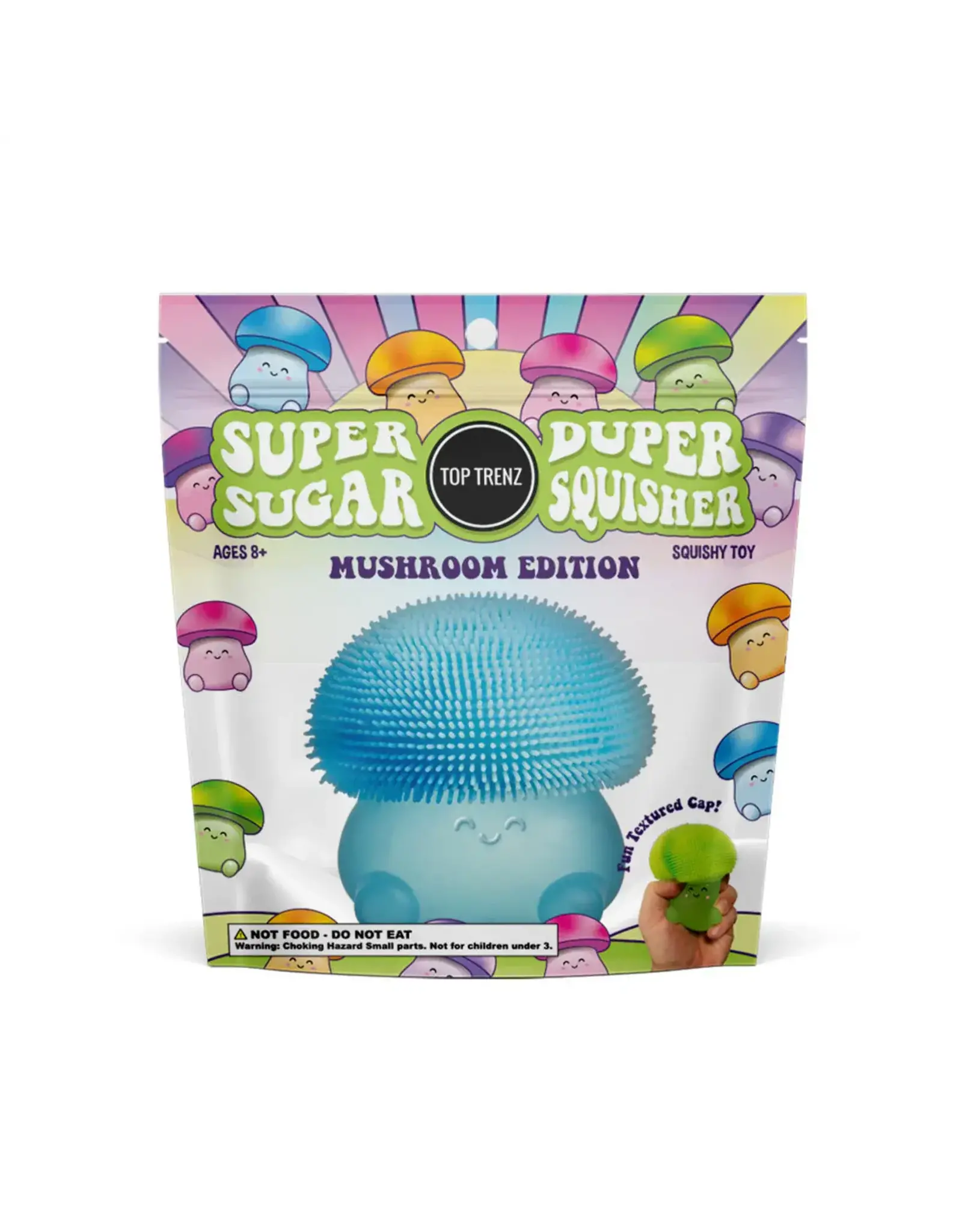 Top Trenz Super Duper Sugar Squisher Toy Mushroom