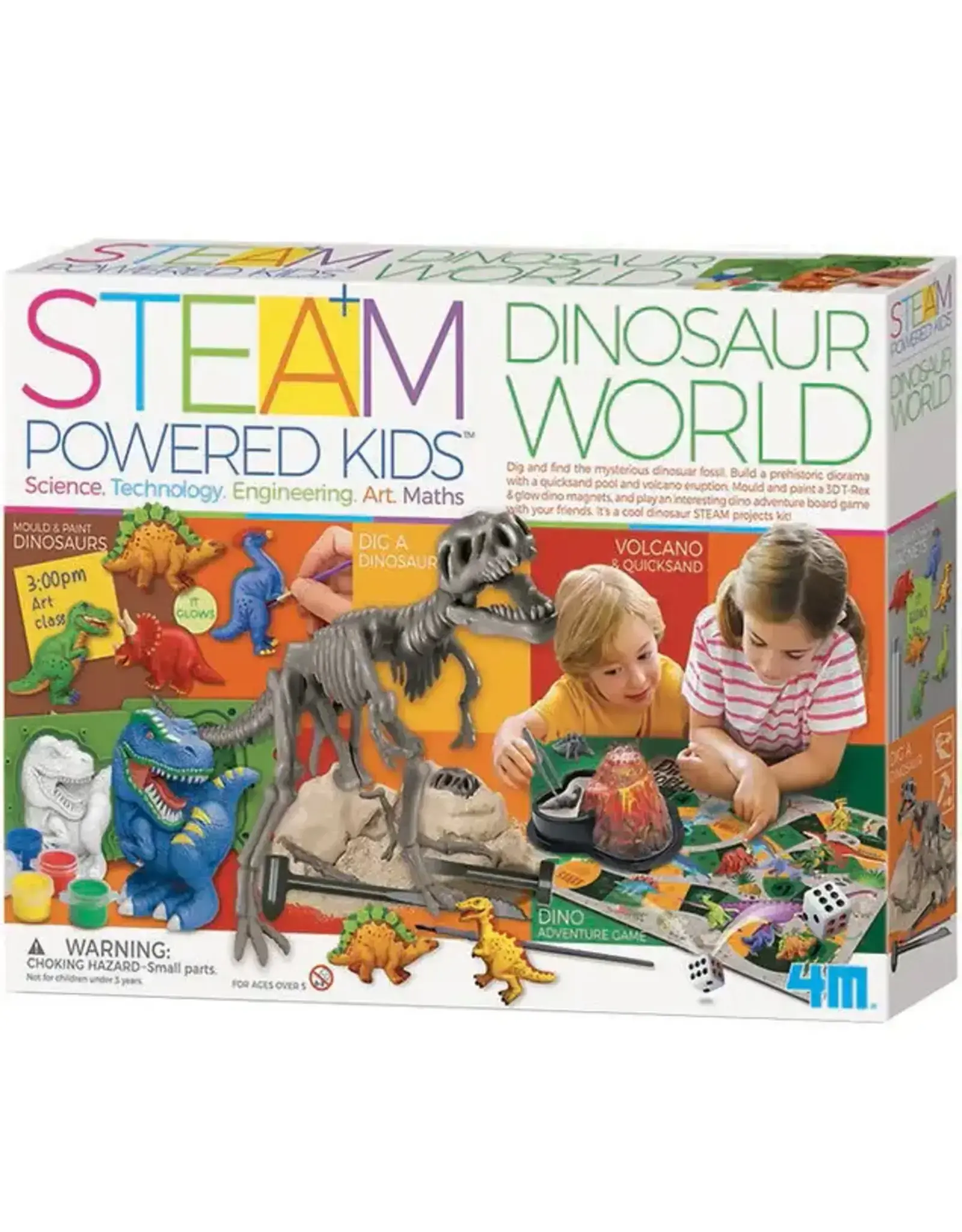 4M STEAM Kids Deluxe Dinosaur World