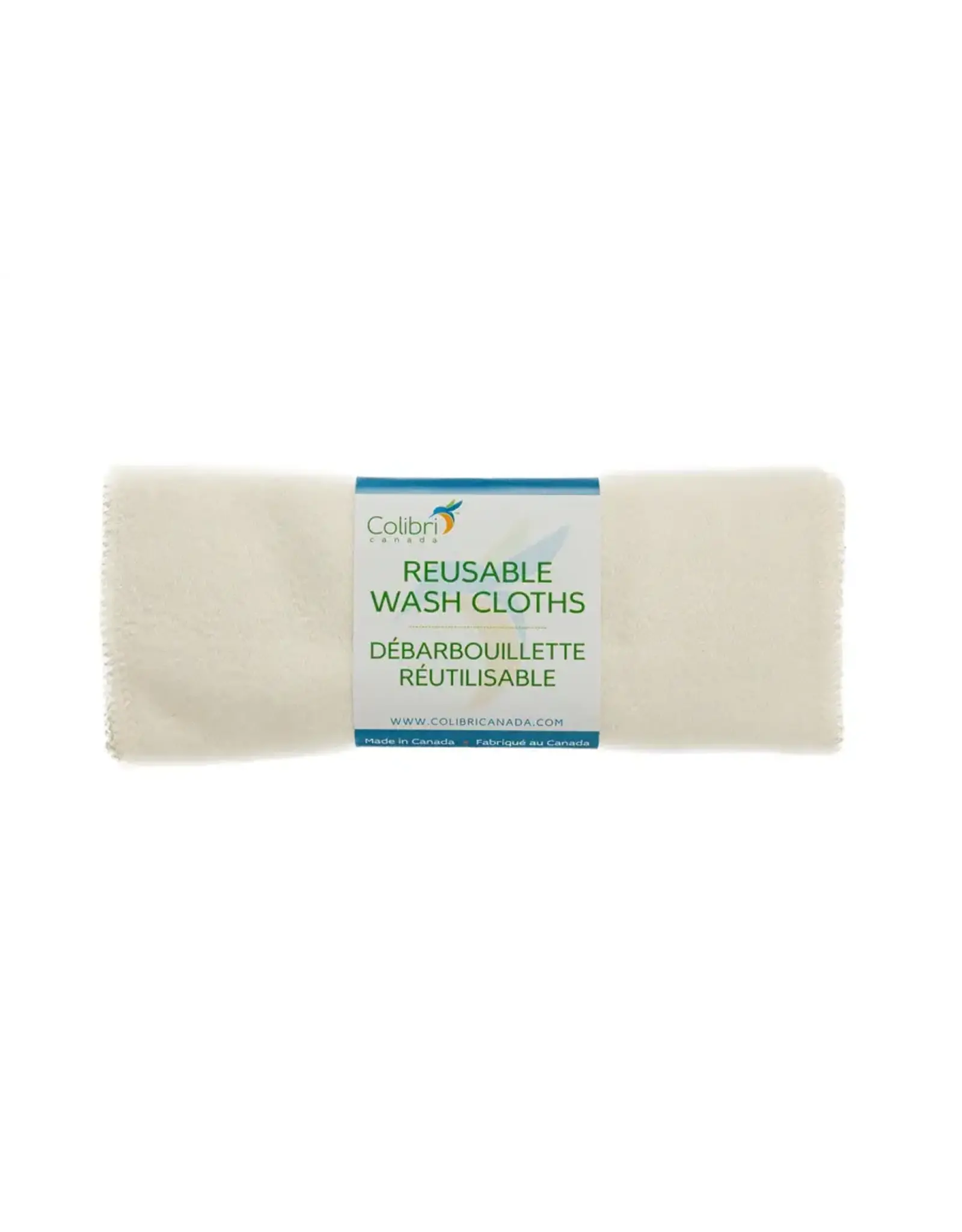 Colibri Organic Cotton Wash Cloths 5pk