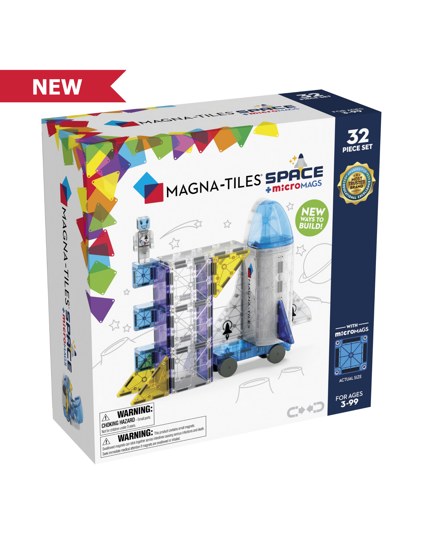 Magna-Tiles Magna - Tiles Space 32 Piece Set