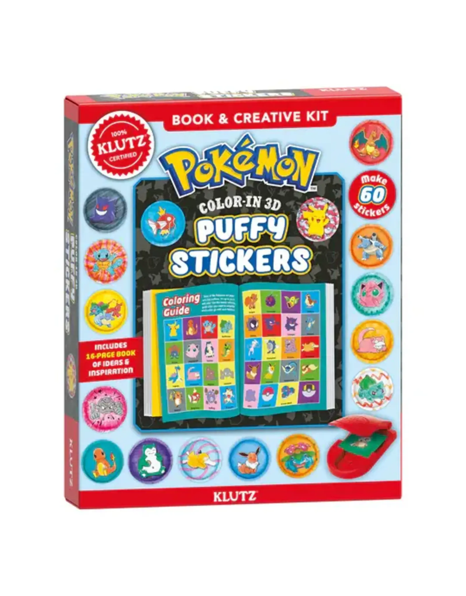 Klutz Klutz: Pokemon Color In 3D Puffy Stickers
