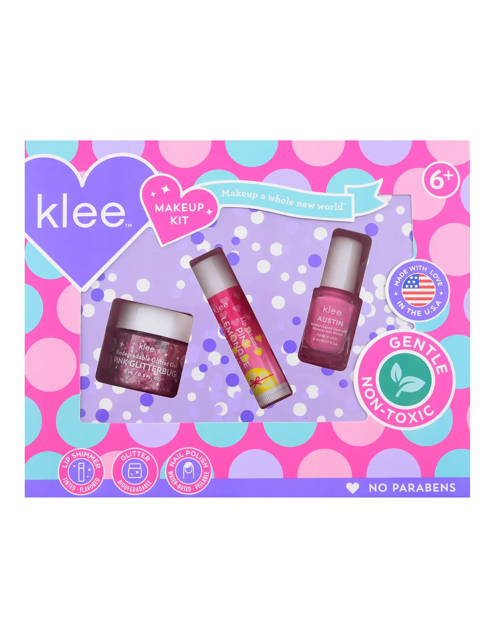 Klee Naturals Klee Pink Sugar Swirls Makeup Kit