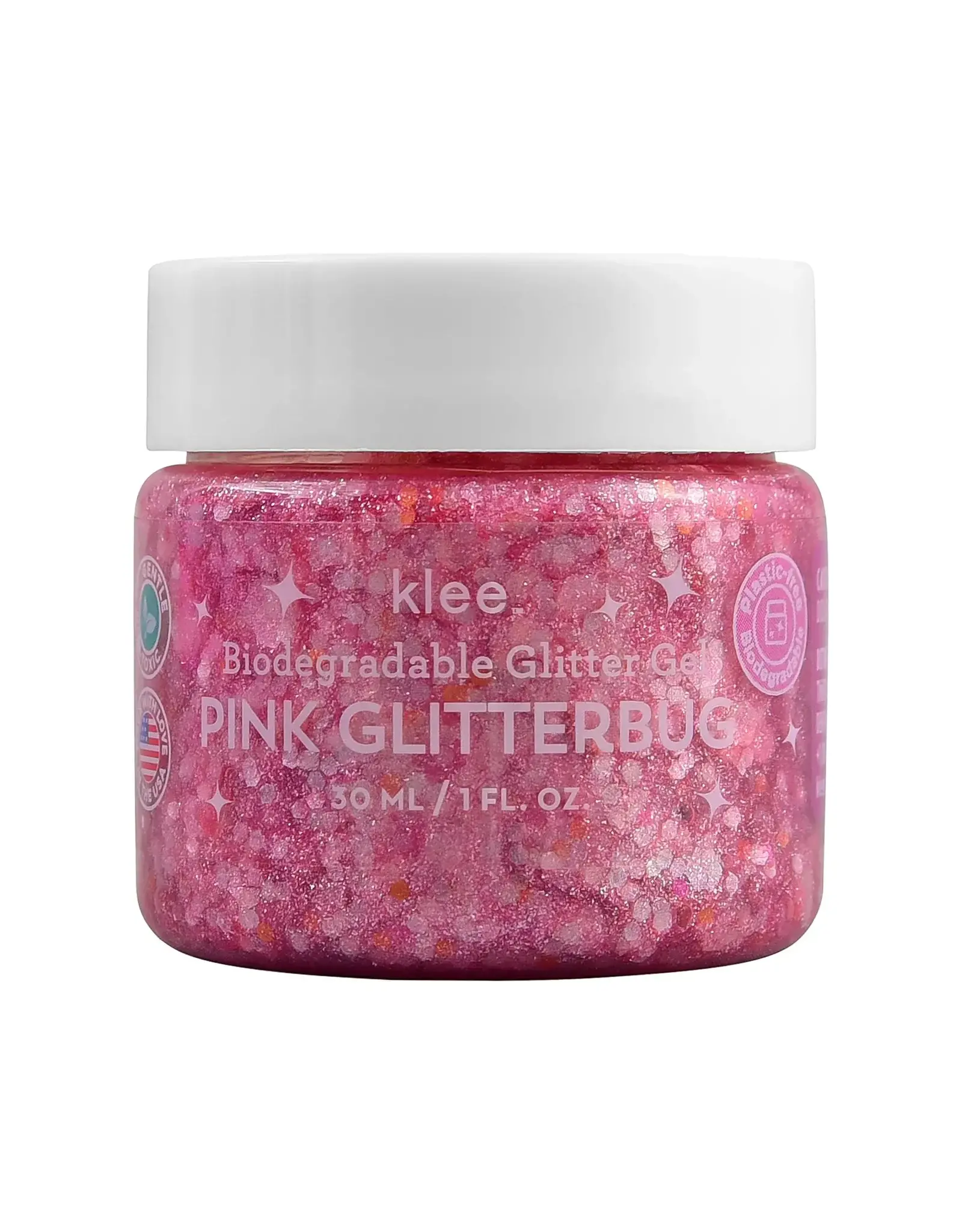 Klee Naturals Klee Biodegradable Glitter Gel Pink Glitterbug