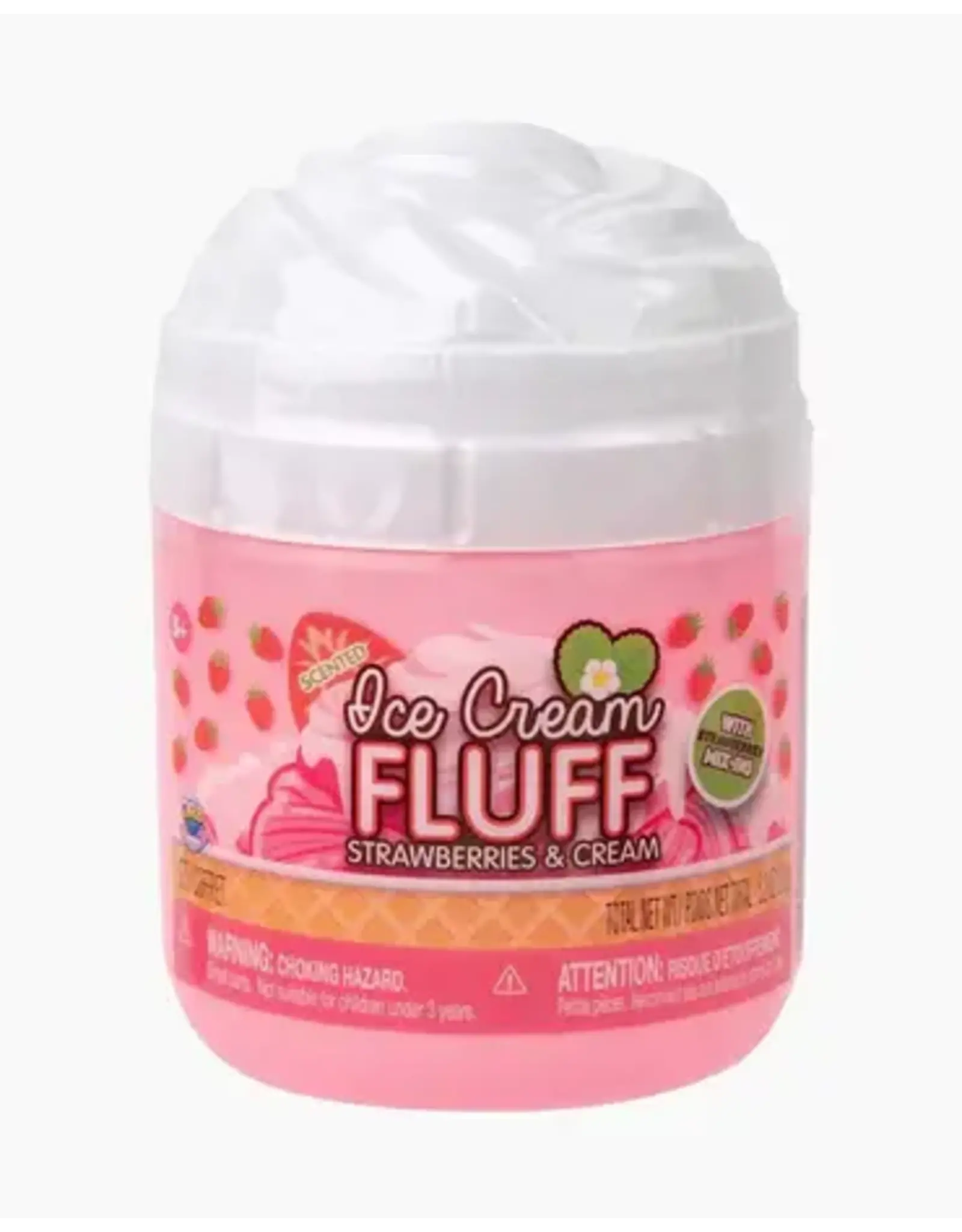 Orb Factory ORB Ice Cream Fluff Strawberries & Cream Slime