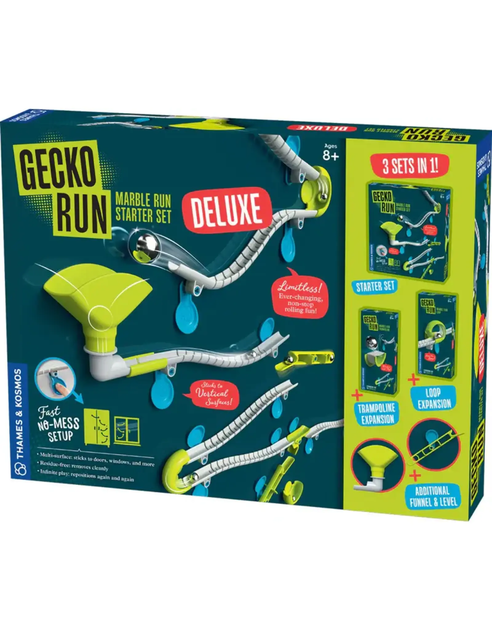 Thames & Kosmos Gecko Run Marble Run Deluxe Starter Set
