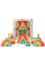 Nova Toys LLC Rainbow Wooden Blocks