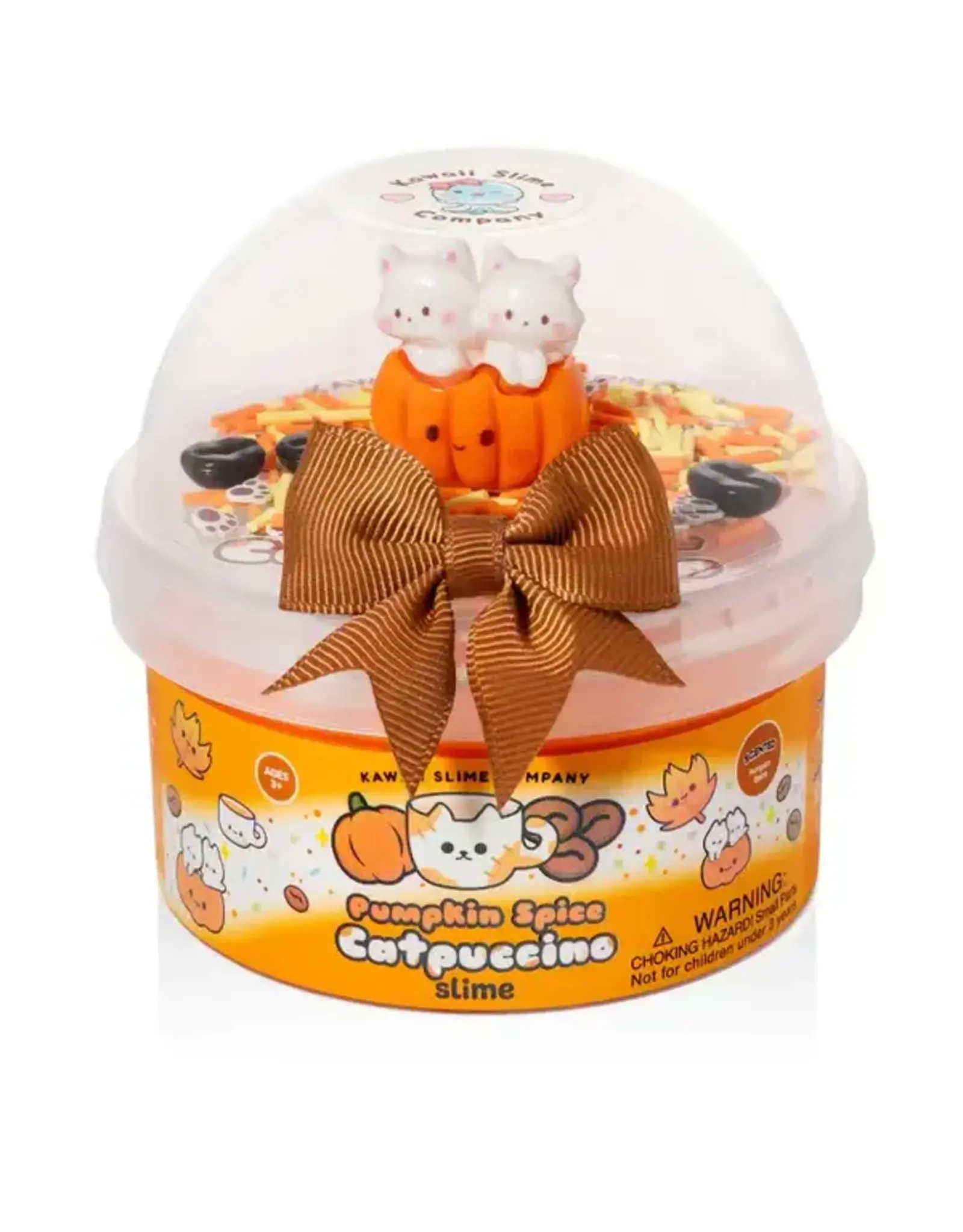 Kawaii Slime Pumpkin Spice Catpuccino Butter Slime
