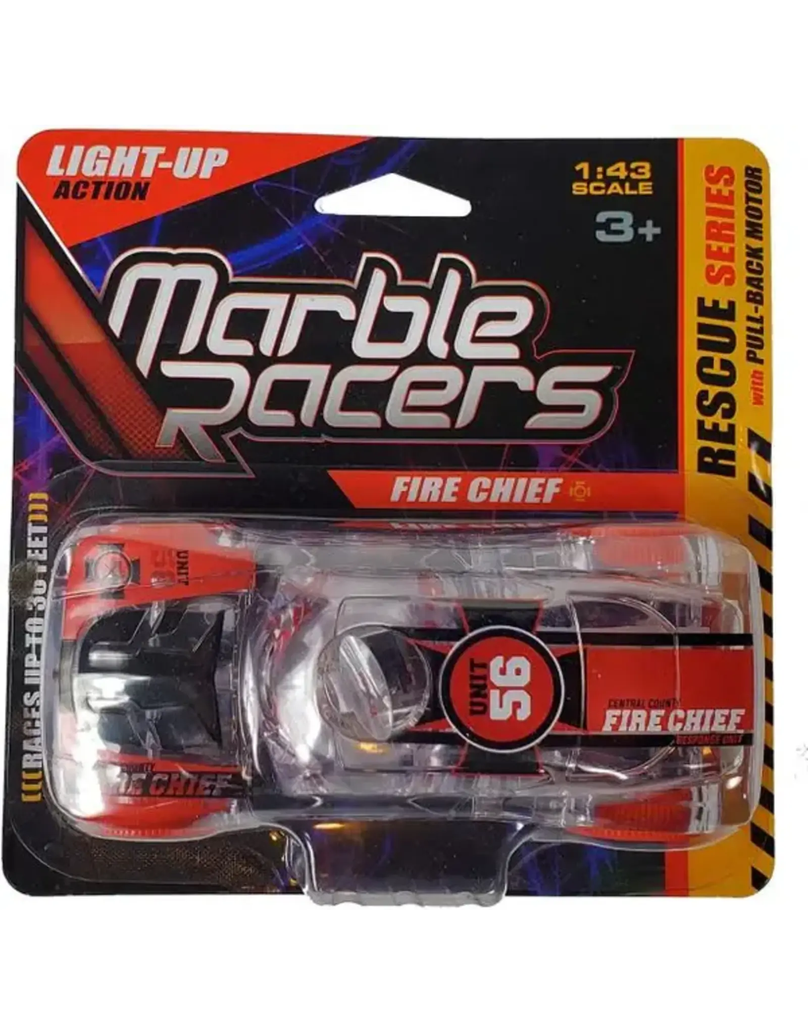 Skullduggery Marble Racer Red
