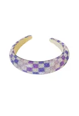 Mavi Bandz Era Crystal Check Headband