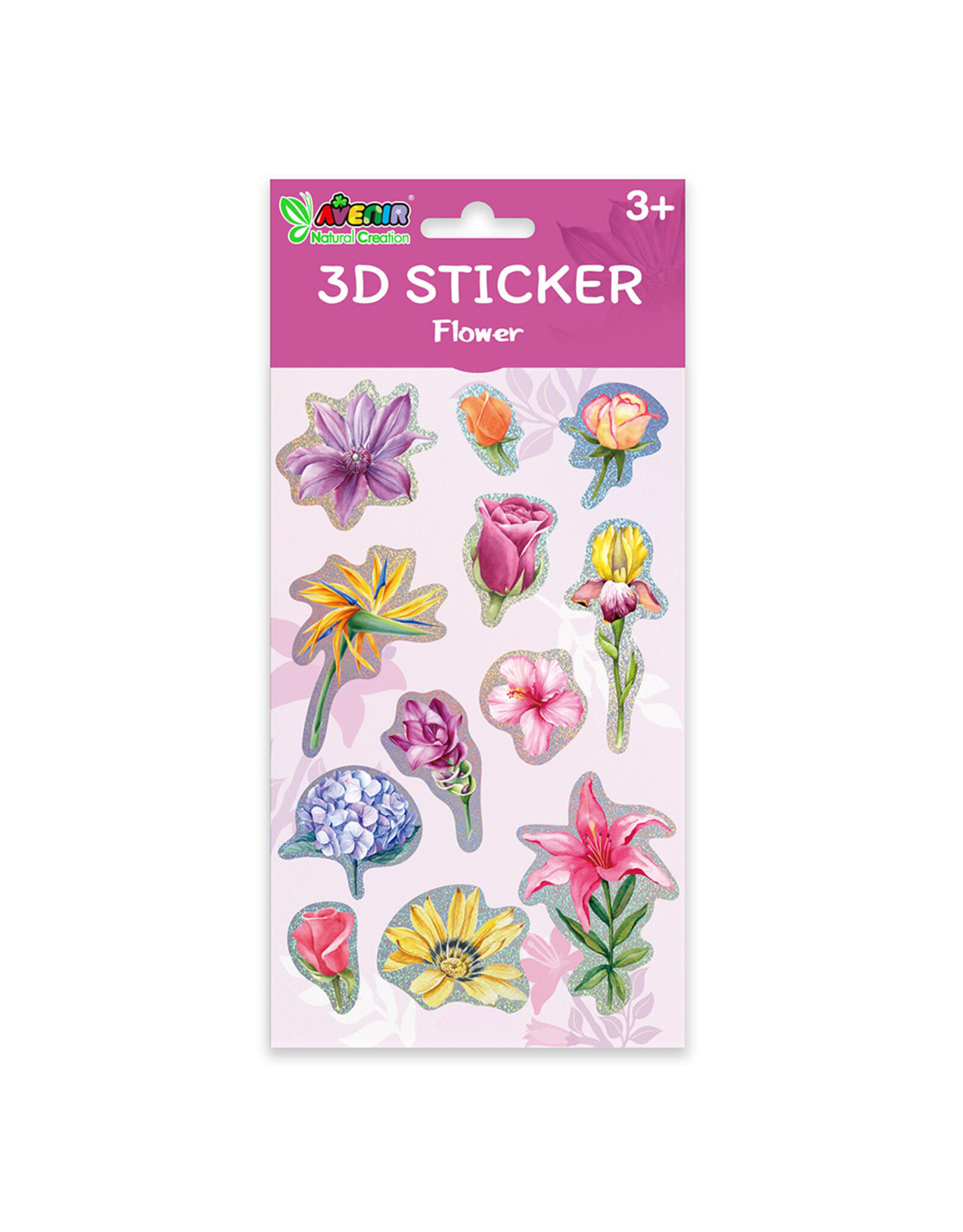 Avenir Flower 3D Sticker