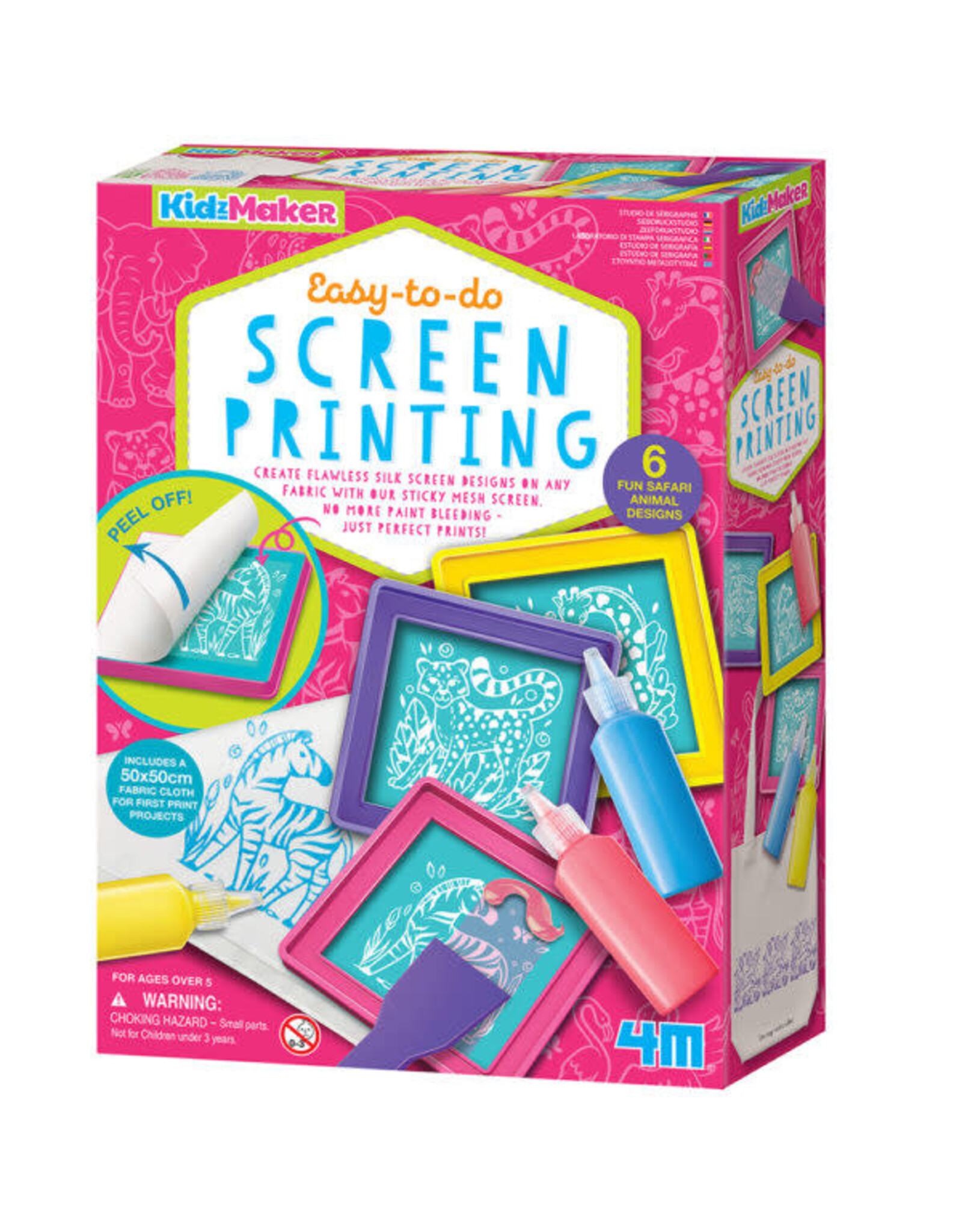 4M Easy To Do Fabric Screen Printing