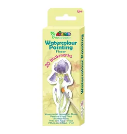 Avenir Watercolour Painting Flower Bookmarks