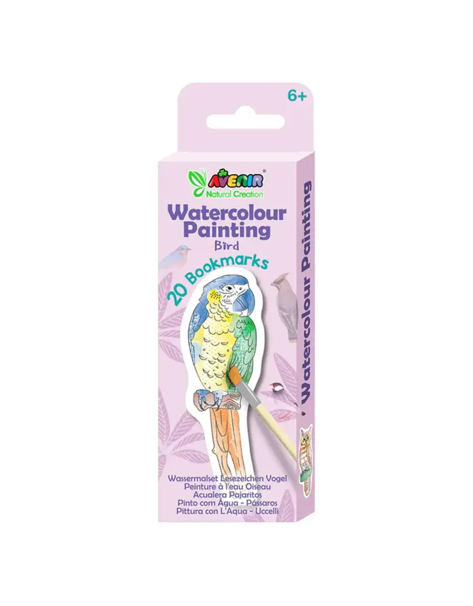 Avenir Watercolour Painting Bird Bookmarks
