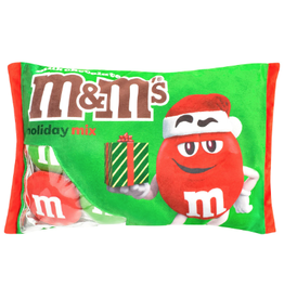 Iscream Holiday Red m&m's Packaging Plush