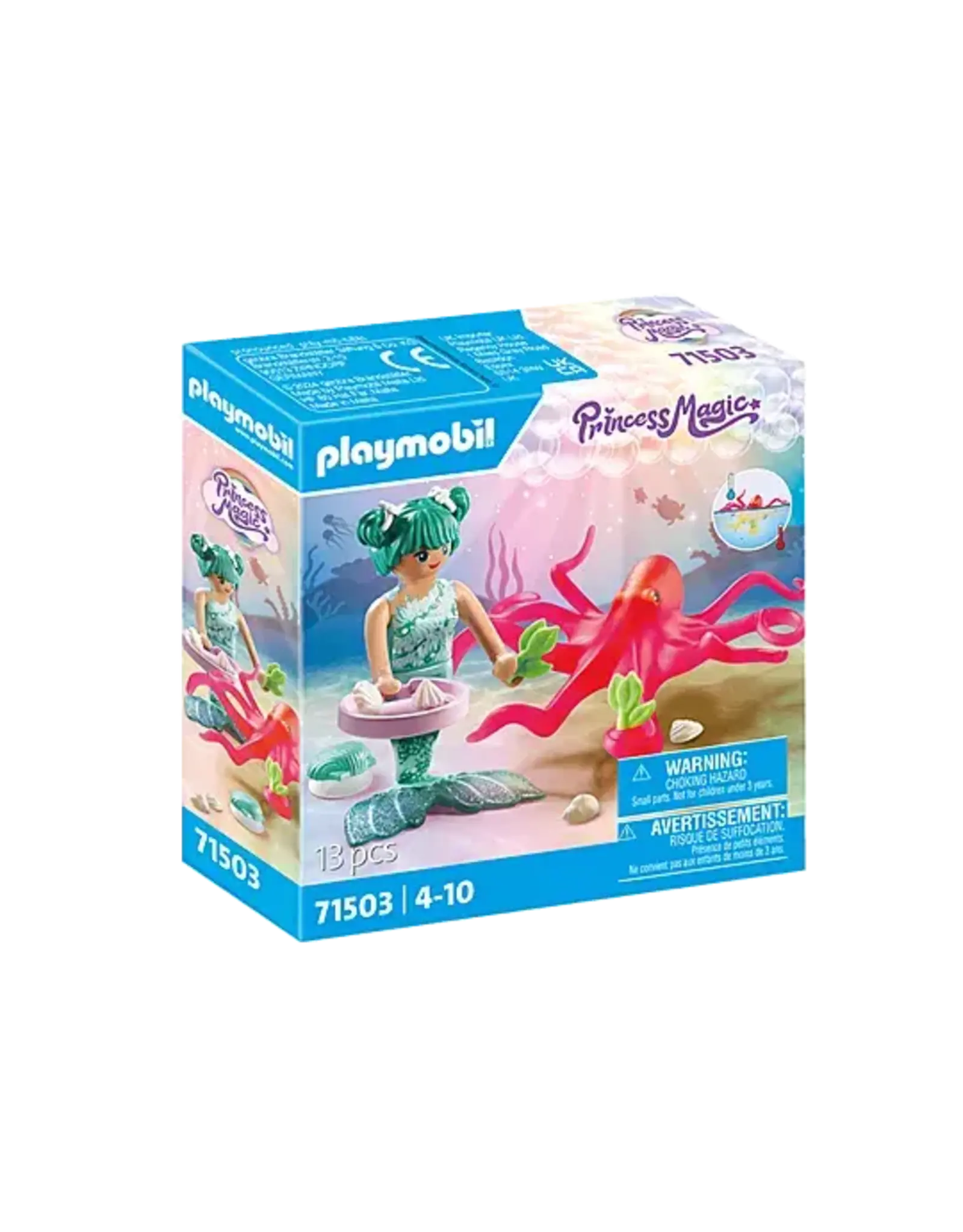 Playmobil Mermaid With Colour  Changing Octopus