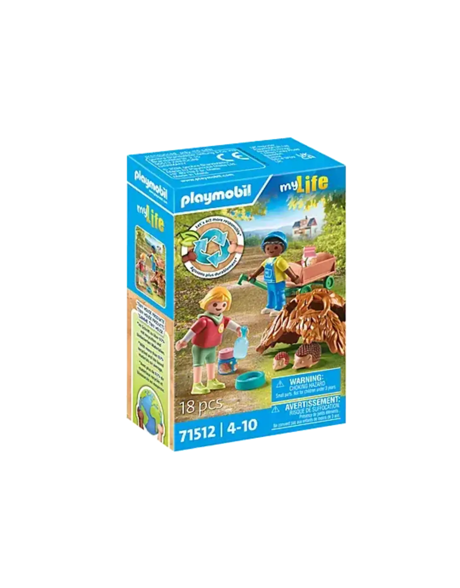 Playmobil Care Of The Hedgehog Family