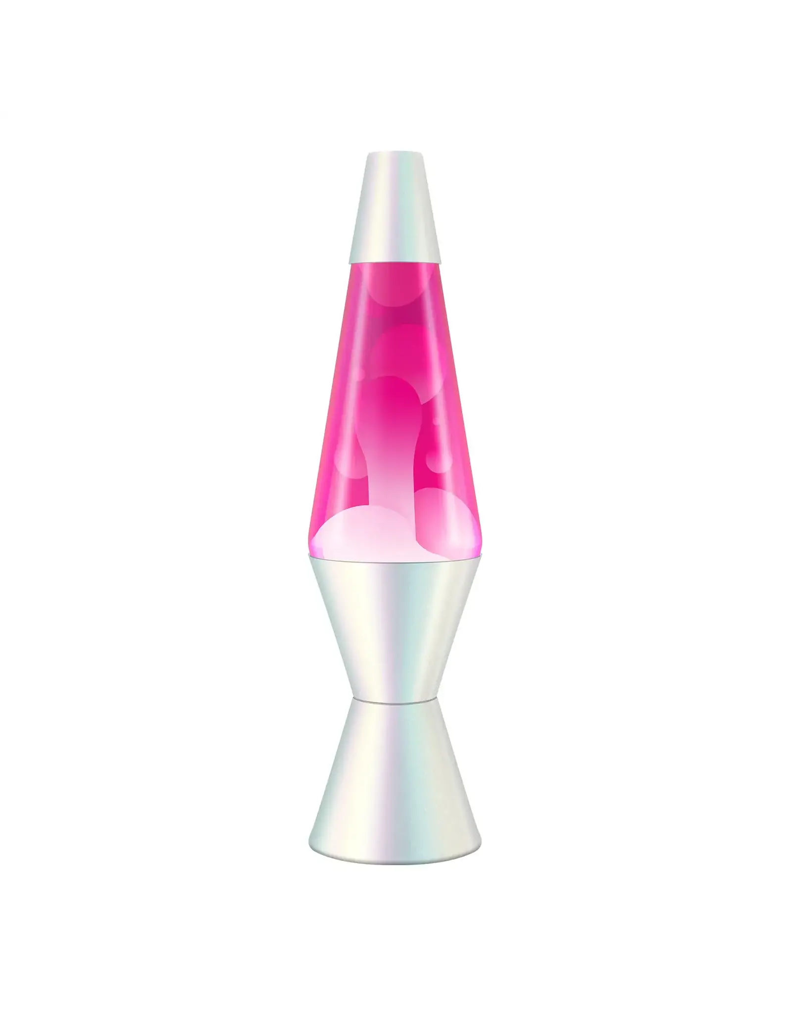 Schylling Lava Lamp Opalescent White Pink