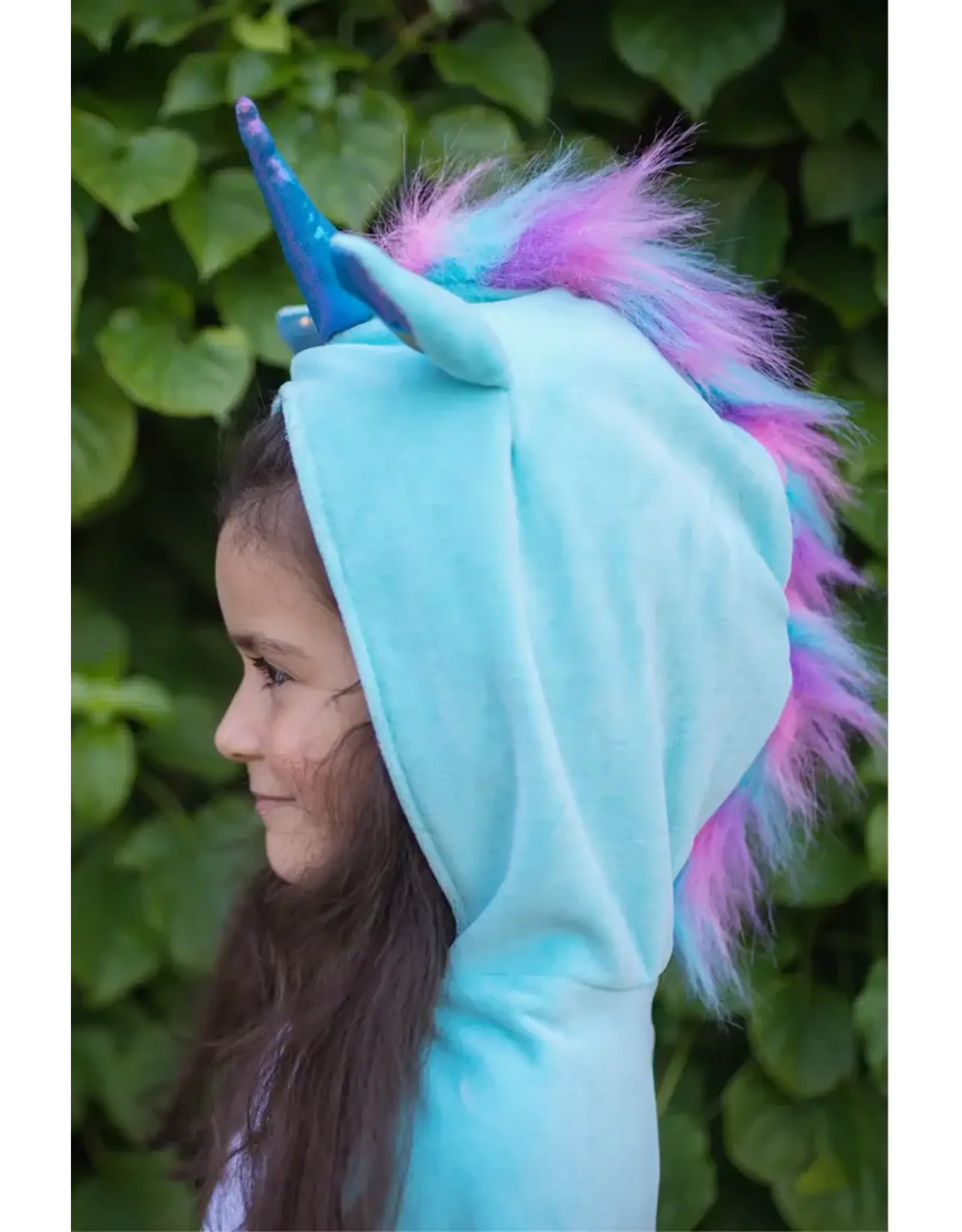 Great Pretenders Rainbow Reversible Unicorn Dragon Cape 3/4