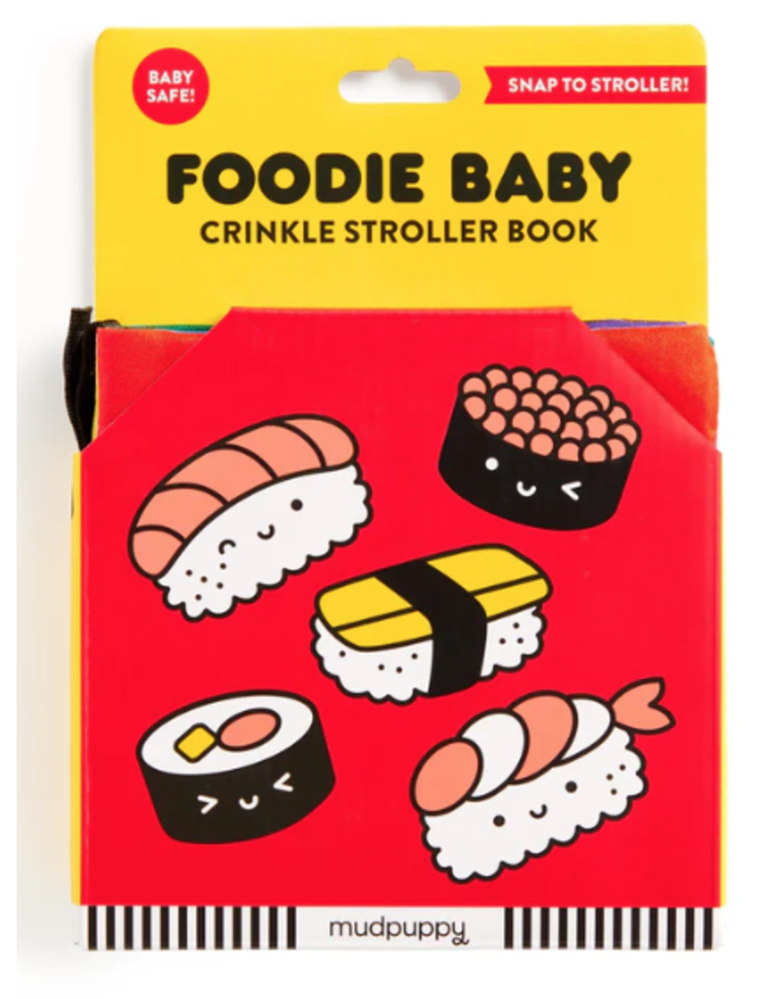 MudPuppy Foodie Baby Crinkle Stroller Book