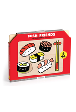 MudPuppy Sushi Friends Wooden Tray Puzzle