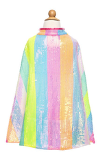 Great Pretenders Stripy Sequins Cape Size 4-6