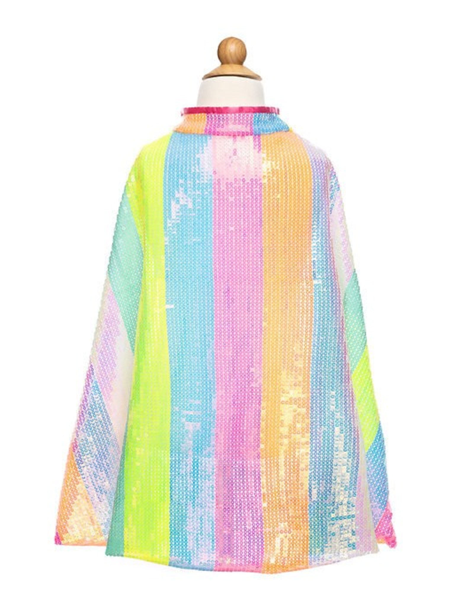 Great Pretenders Stripy Sequins Cape Size 4-6