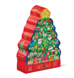 Crocodile Creek Christmas Tree Floor Puzzle 24 Piece