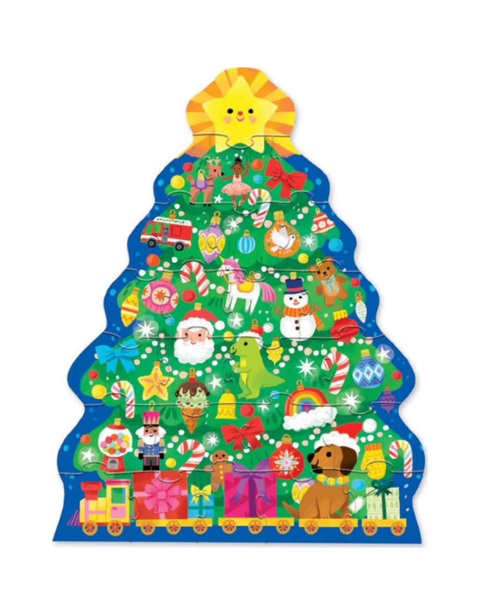 Crocodile Creek Christmas Tree Floor Puzzle 24 Piece