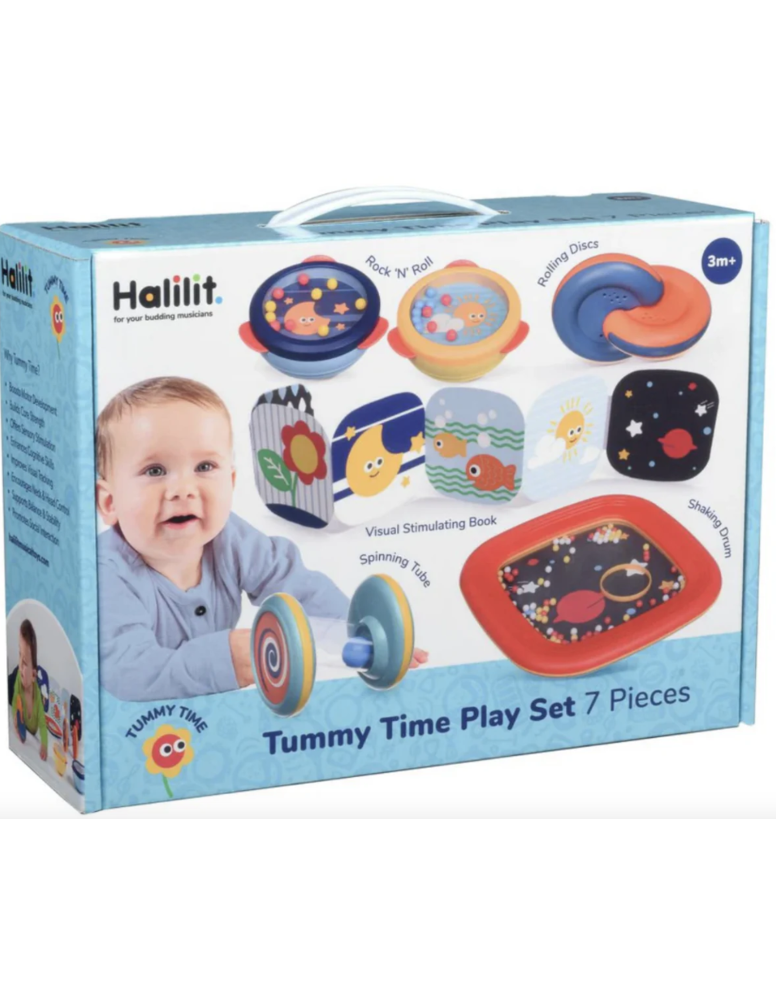 Halilit Interactive Tummy Time Play Set